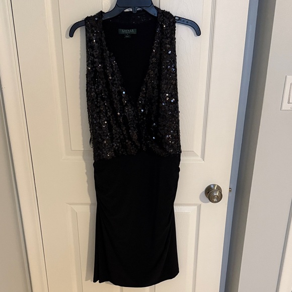 Lauren Ralph Lauren Dresses & Skirts - Lauren Ralph Lauren Black Sequin Backless Dress